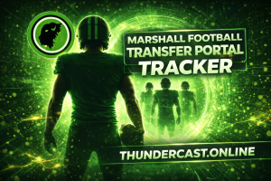 Read more about the article The ThunderCast 2025-26 Marshall Football Transfer Portal Tracker